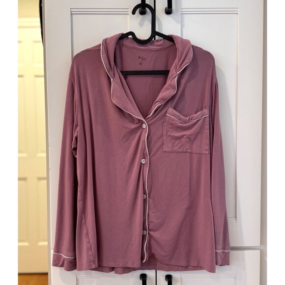 Kyte Baby Adult Small Womens Pajamas PJs Set Eggplant Purple Bamboo Material - Picture 3 of 6